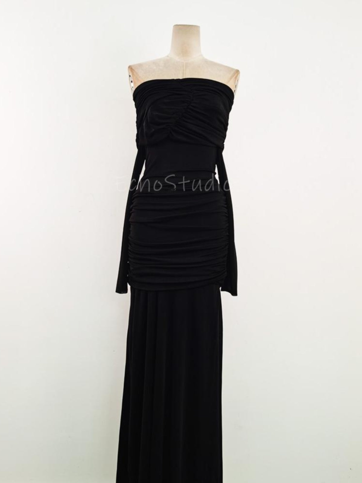 Off shoulder Wrap maxi dress