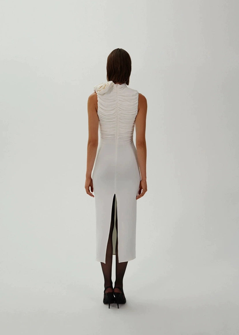 Sexy Flowers Dresses for Women Split Evening Party Dress