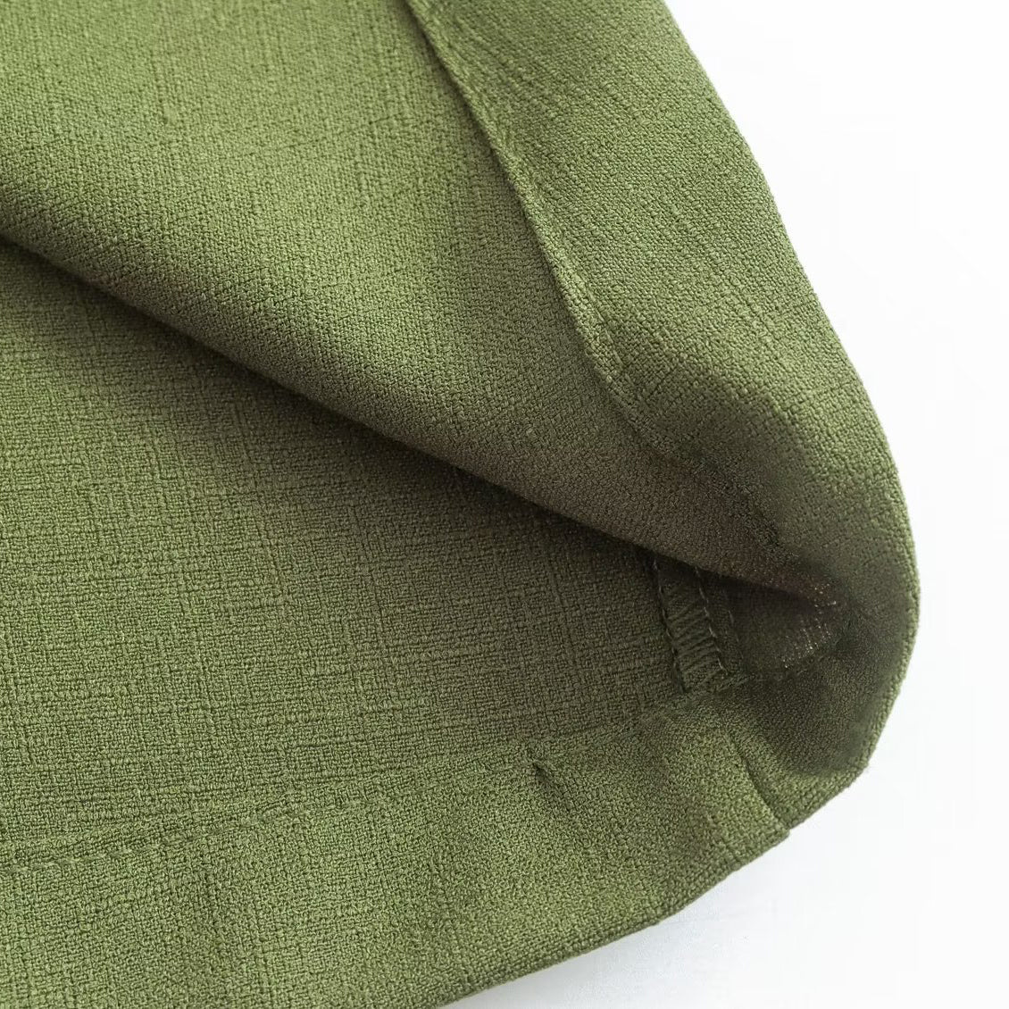 High Waist Pants with Drawstring Detail