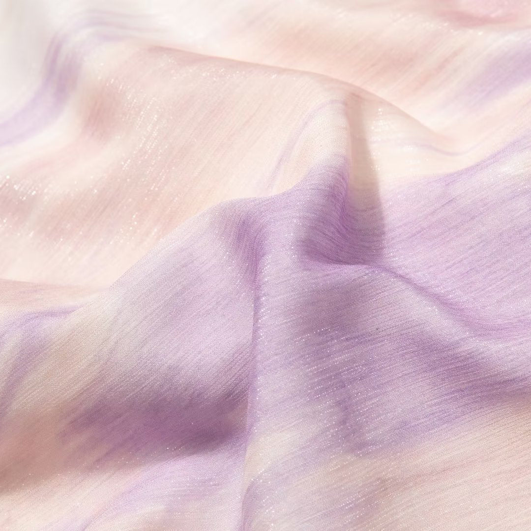 Draped Waist Printed Mini Dress