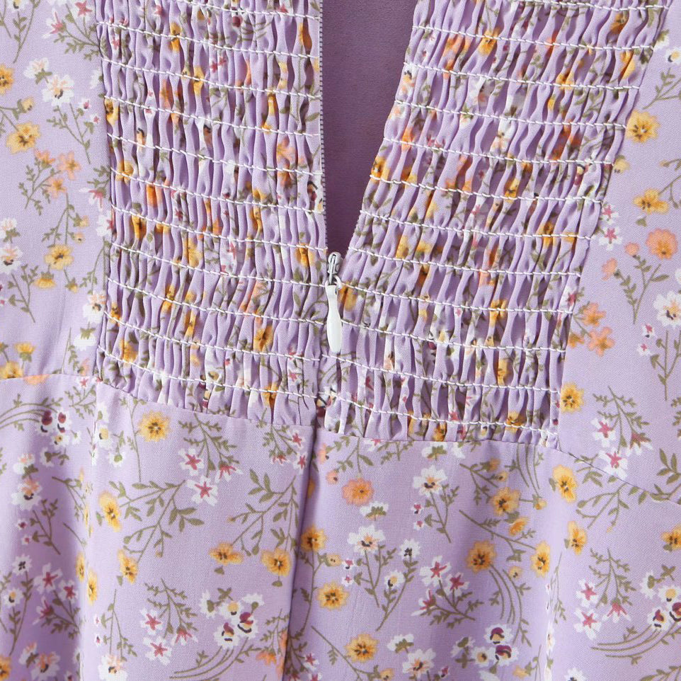 Strappy Printed Midi Dress with Slit