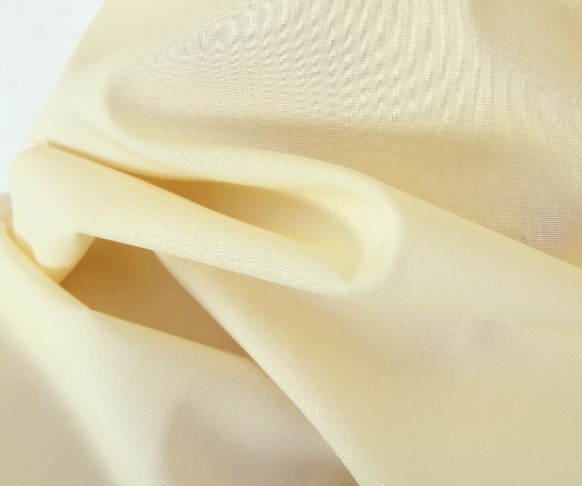 Yellow Lace Dress with Puff Sleeves