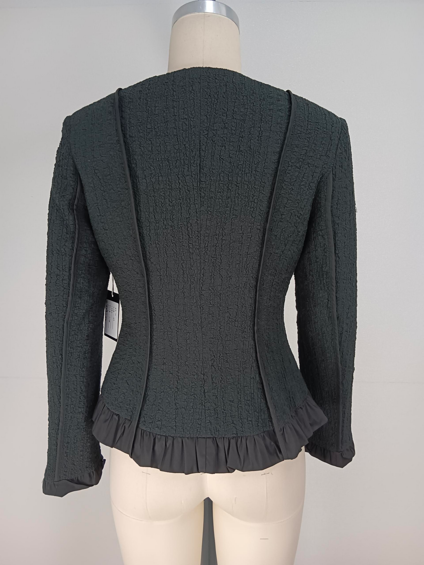 Spring 2025 new Korean retro gentle patchwork top with niche design and lazy style knit sweater