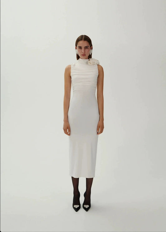 Sexy Flowers Dresses for Women Split Evening Party Dress