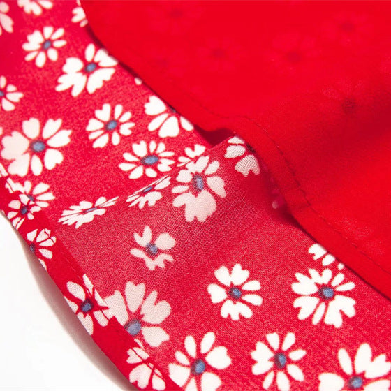 Sleeveless Allover Print Mini Dress