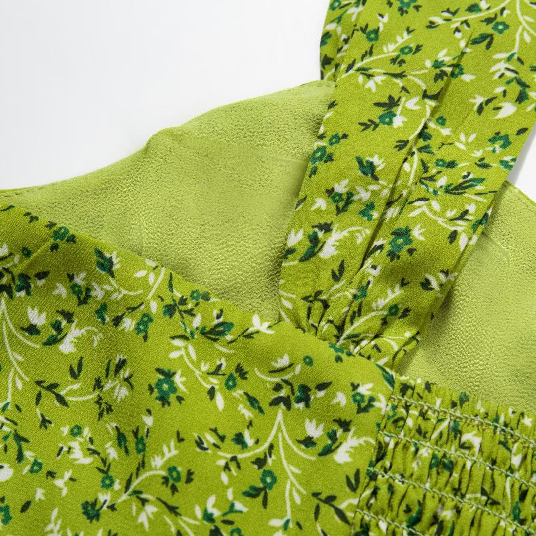 Printed Sleeveless Mini Dress