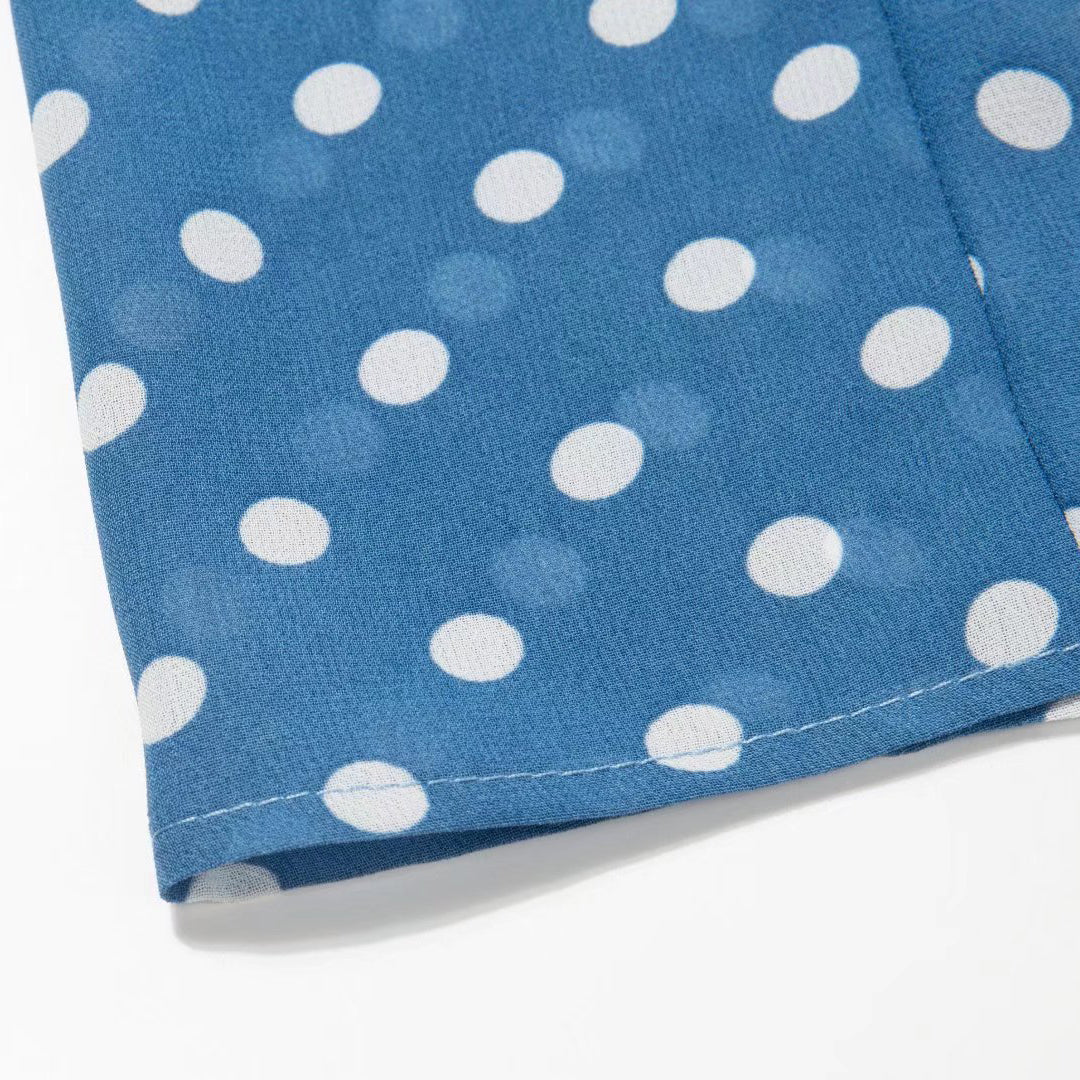 Allover Print Flared Midi Dress