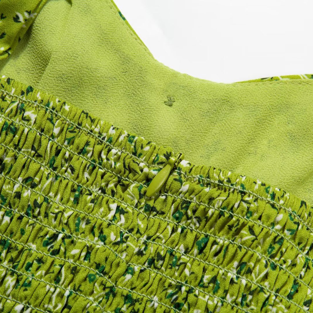 Printed Sleeveless Mini Dress