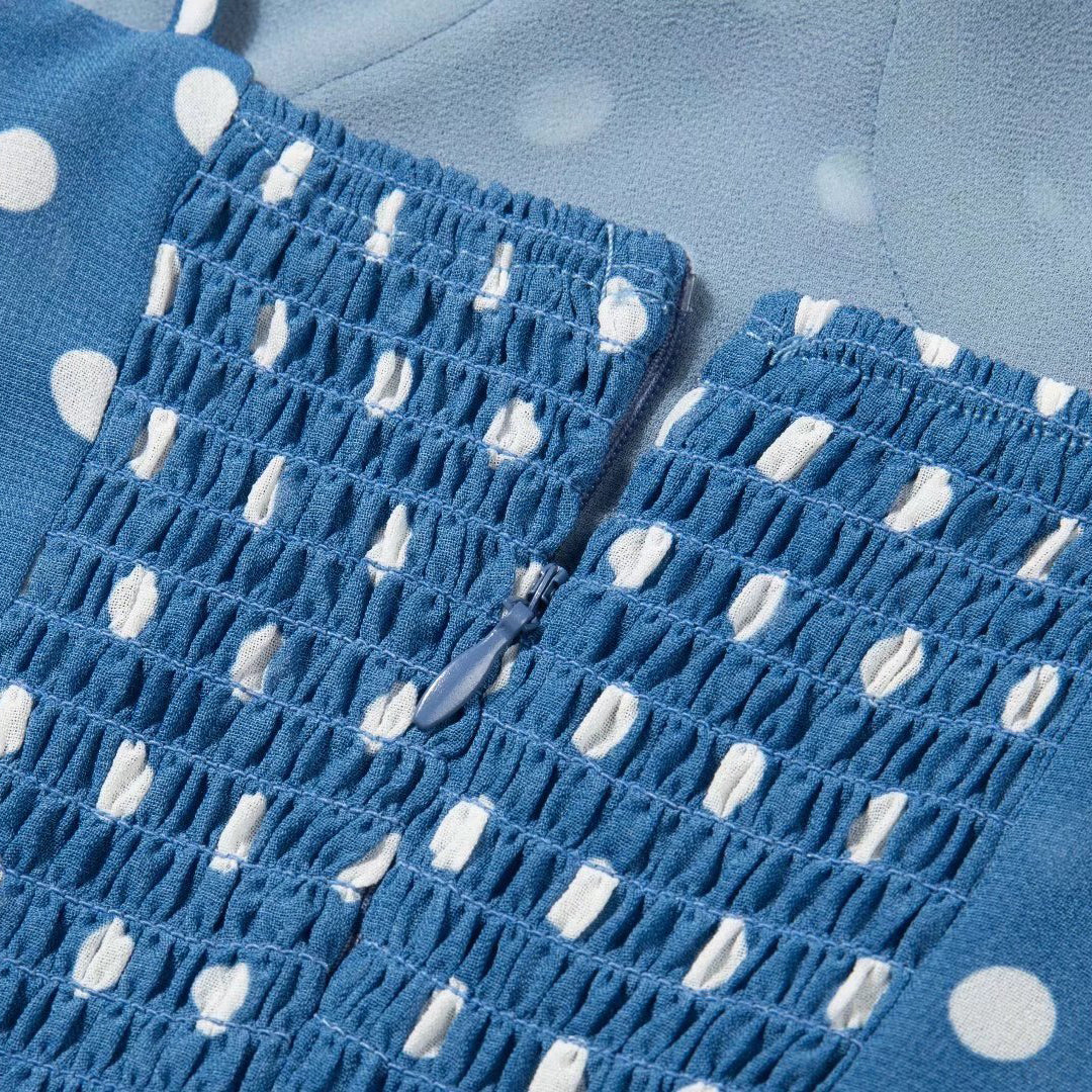 Allover Print Flared Midi Dress