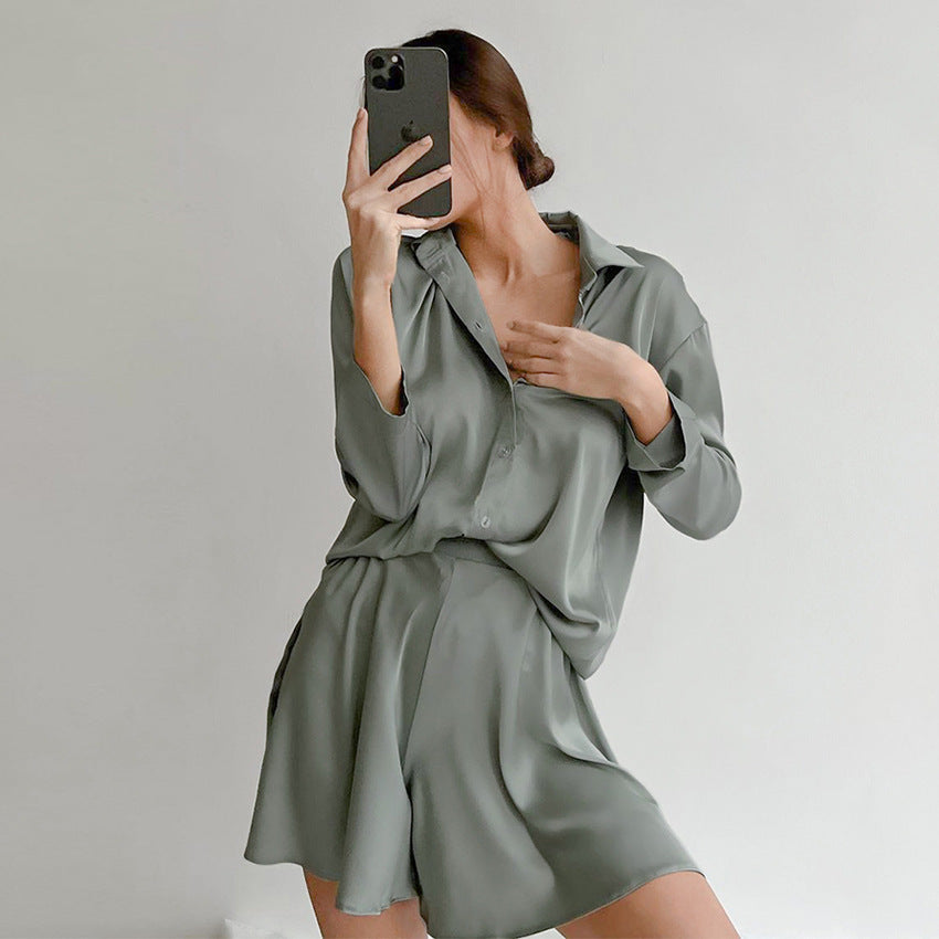 Long Sleeve Short Skirt Co-ord Set