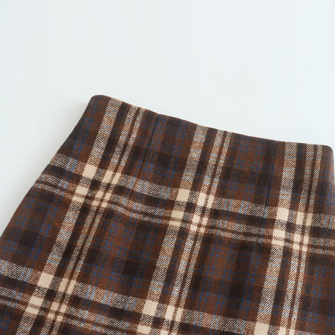 Plaid Mini Skirt