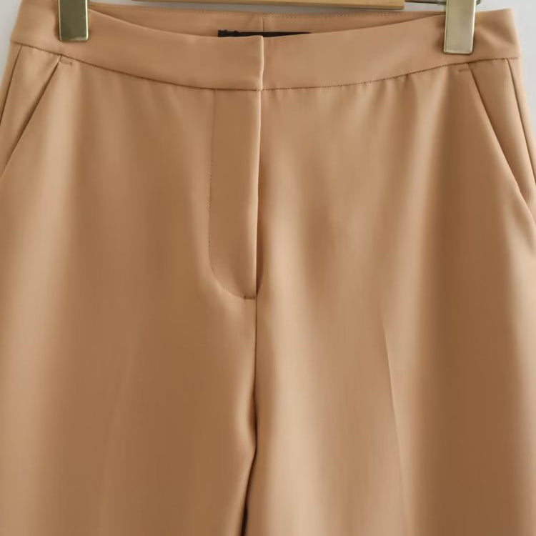 High Waist Pants with Side