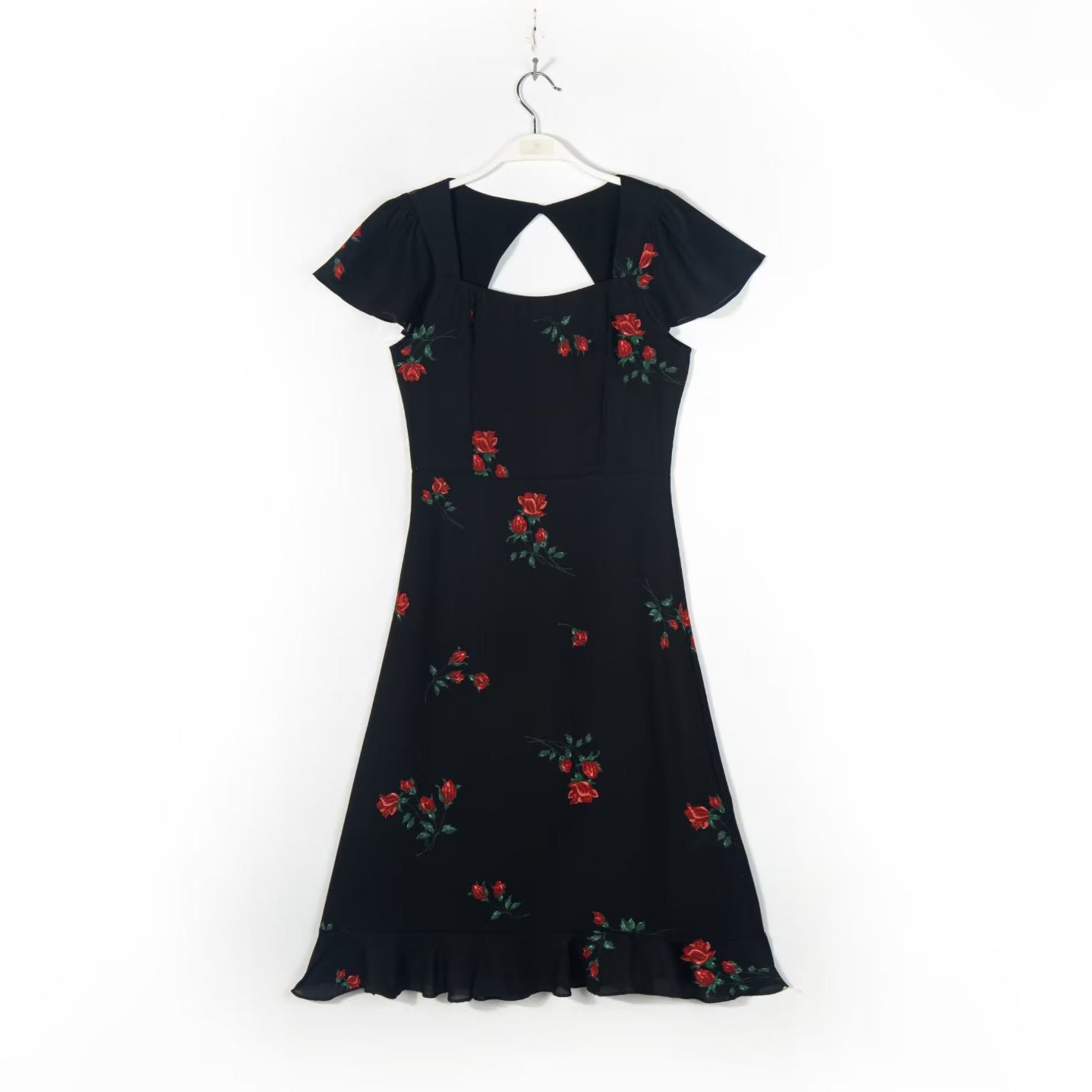 Printed Cap Sleeve Dress