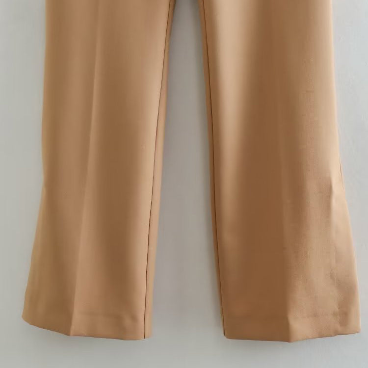 High Waist Pants with Side