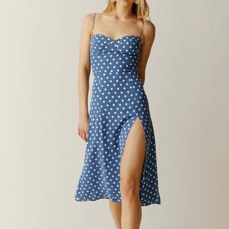 Allover Print Flared Midi Dress