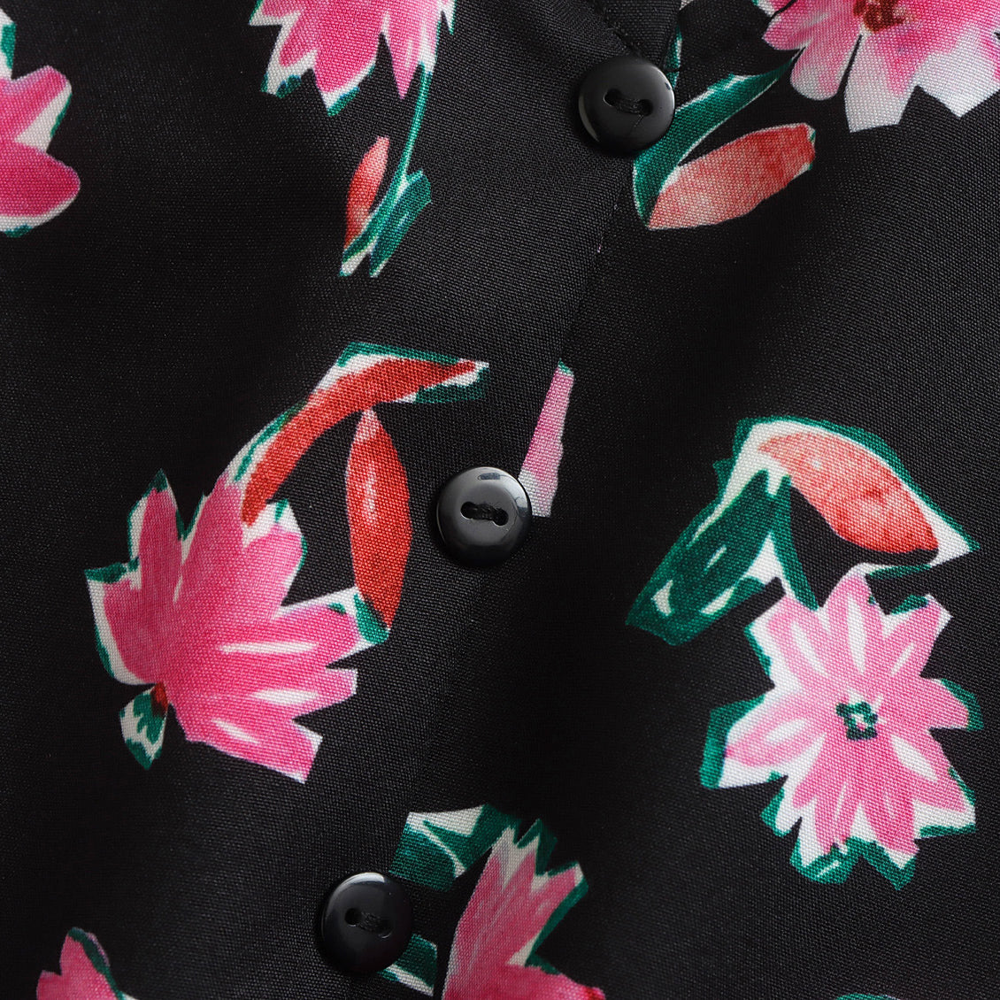 V Neck Flare Sleeve Printed Top