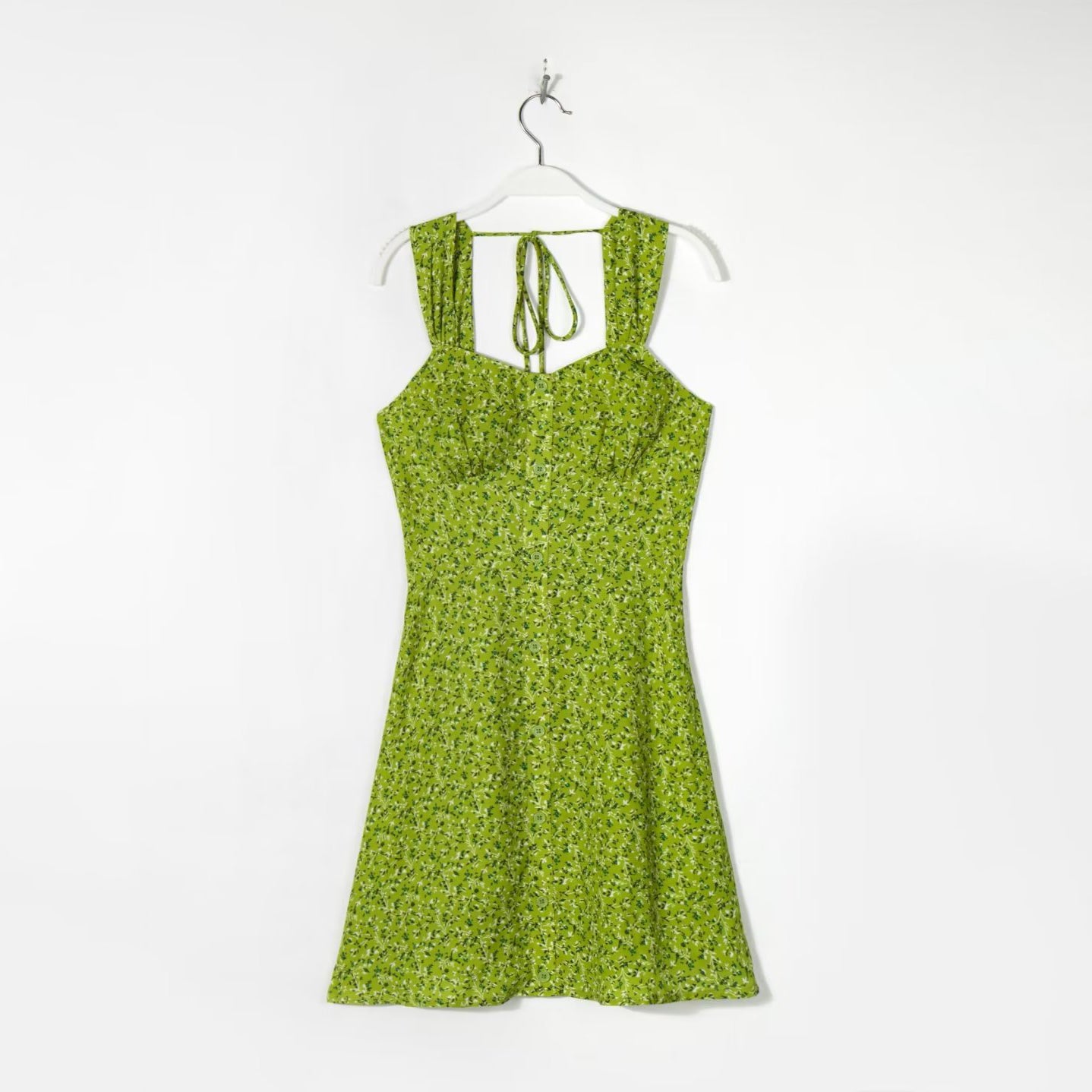 Printed Sleeveless Mini Dress