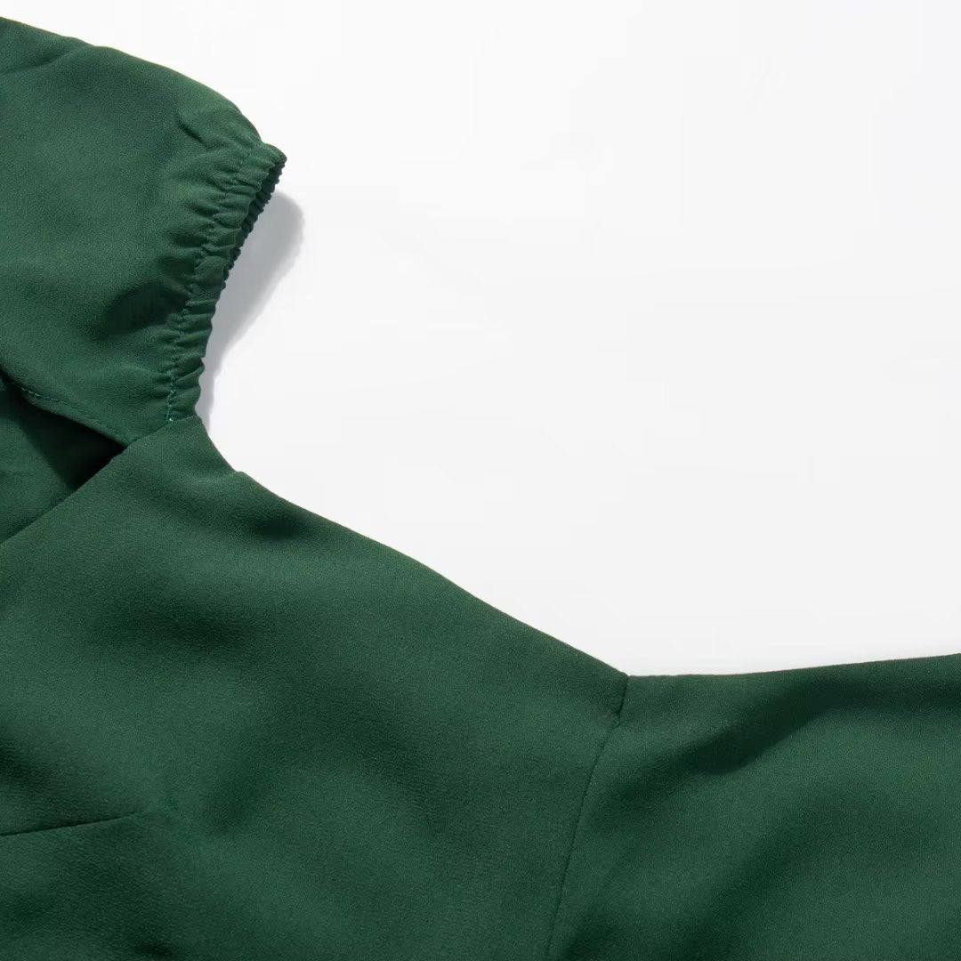 Sweetheart Midi Dress with Slit