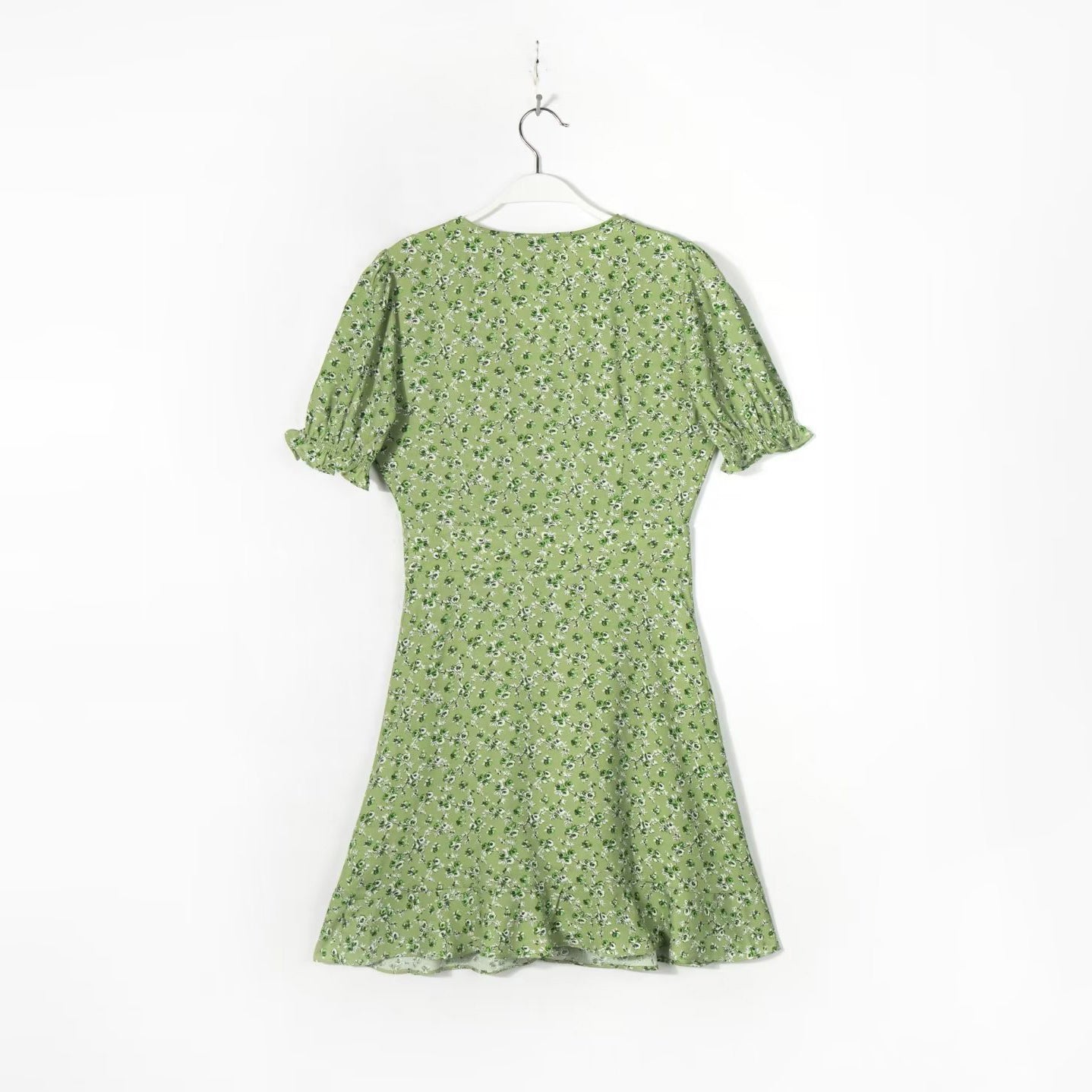 V Neck Dress with Waist Details