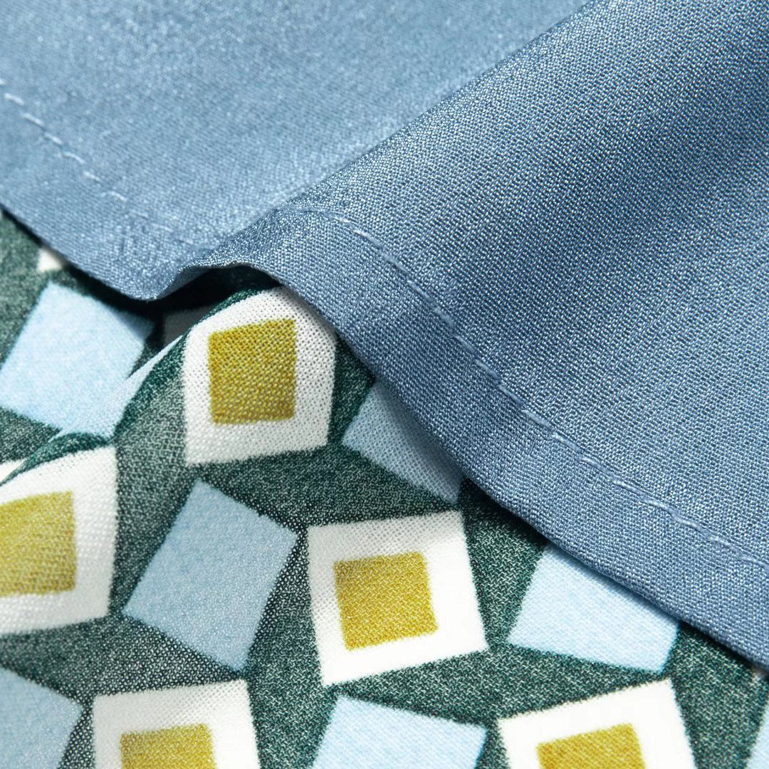 Tie Shoulder Printed Flare Mini Dress