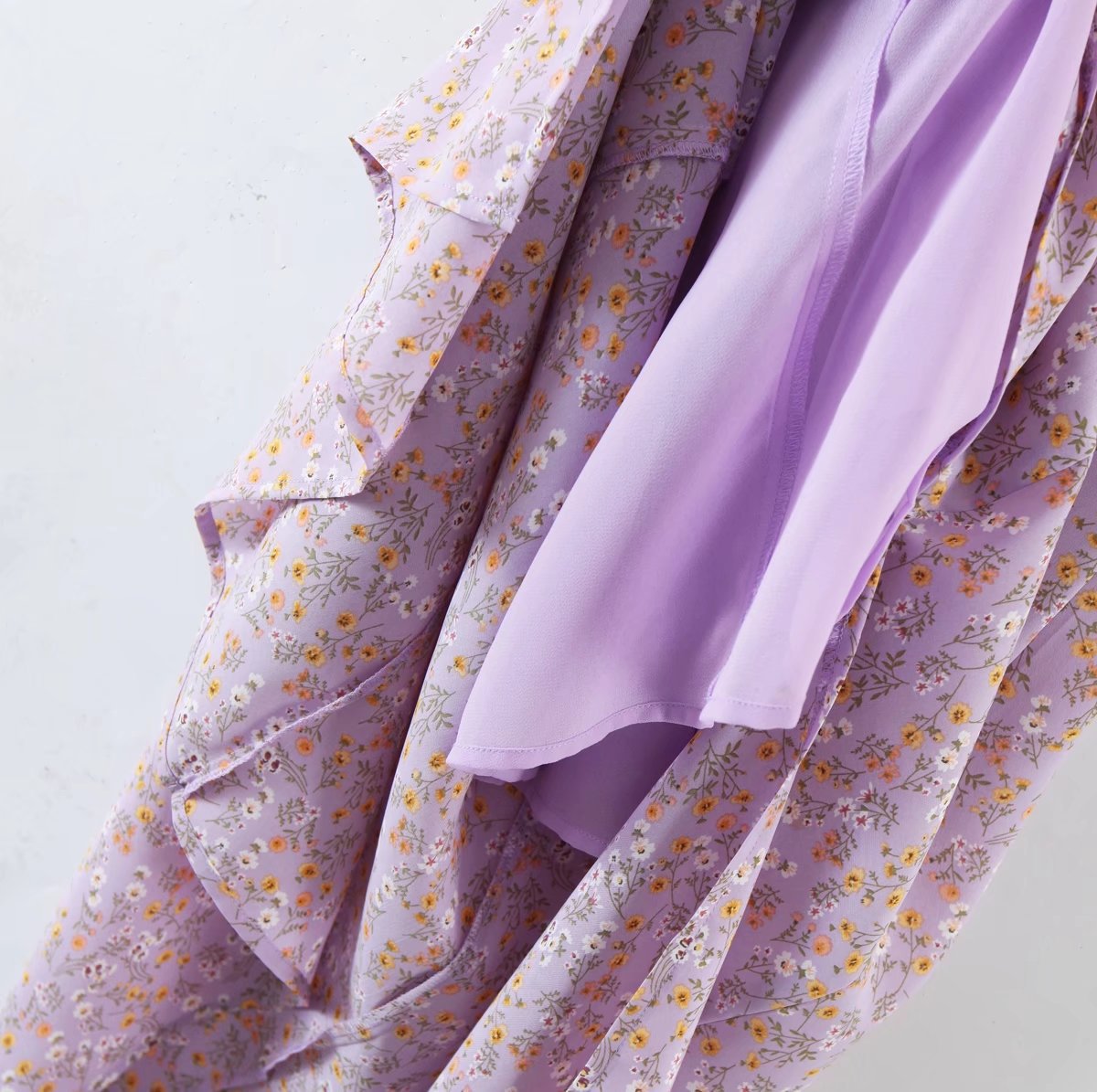 Strappy Printed Midi Dress with Slit