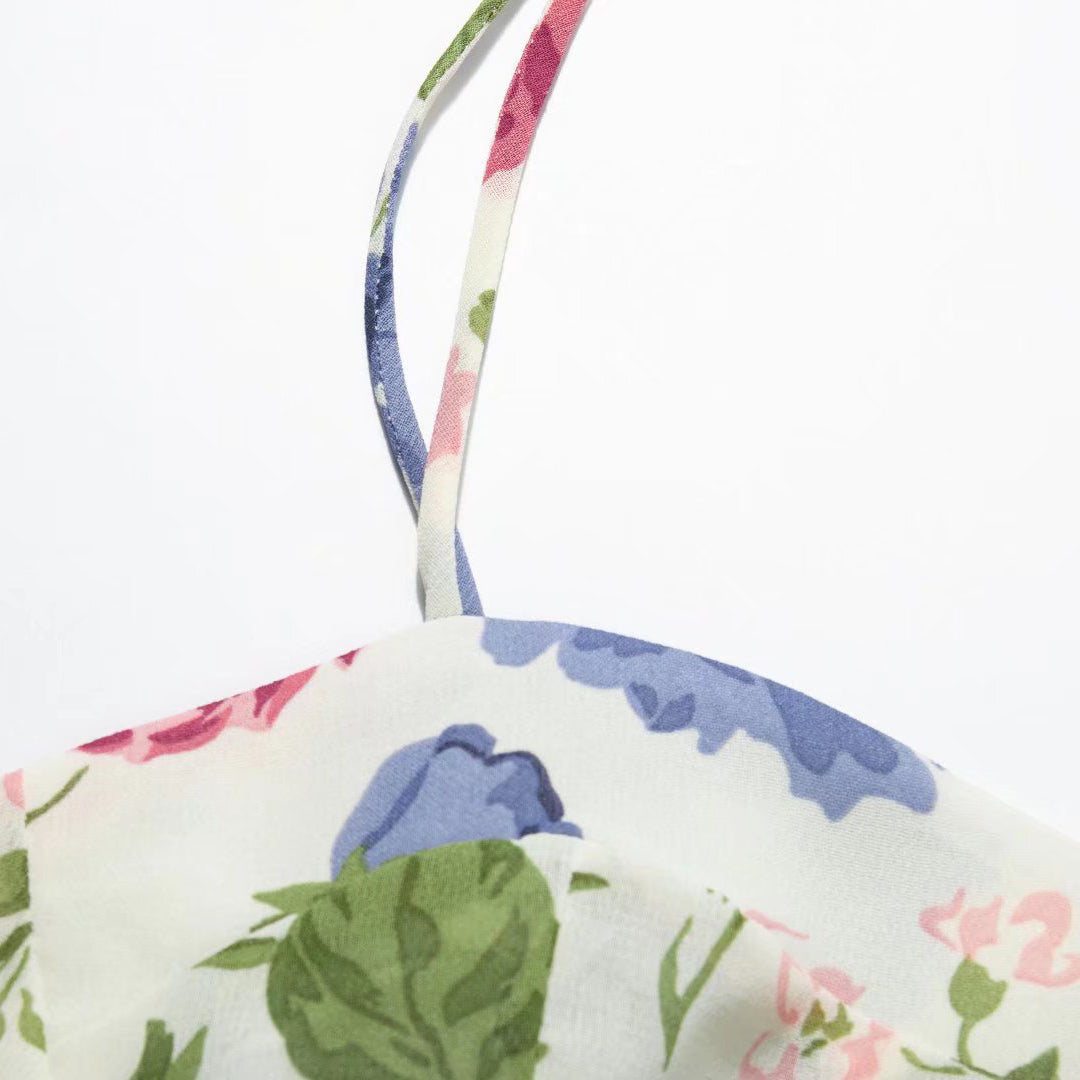 Bustier Dress with Thigh Slit