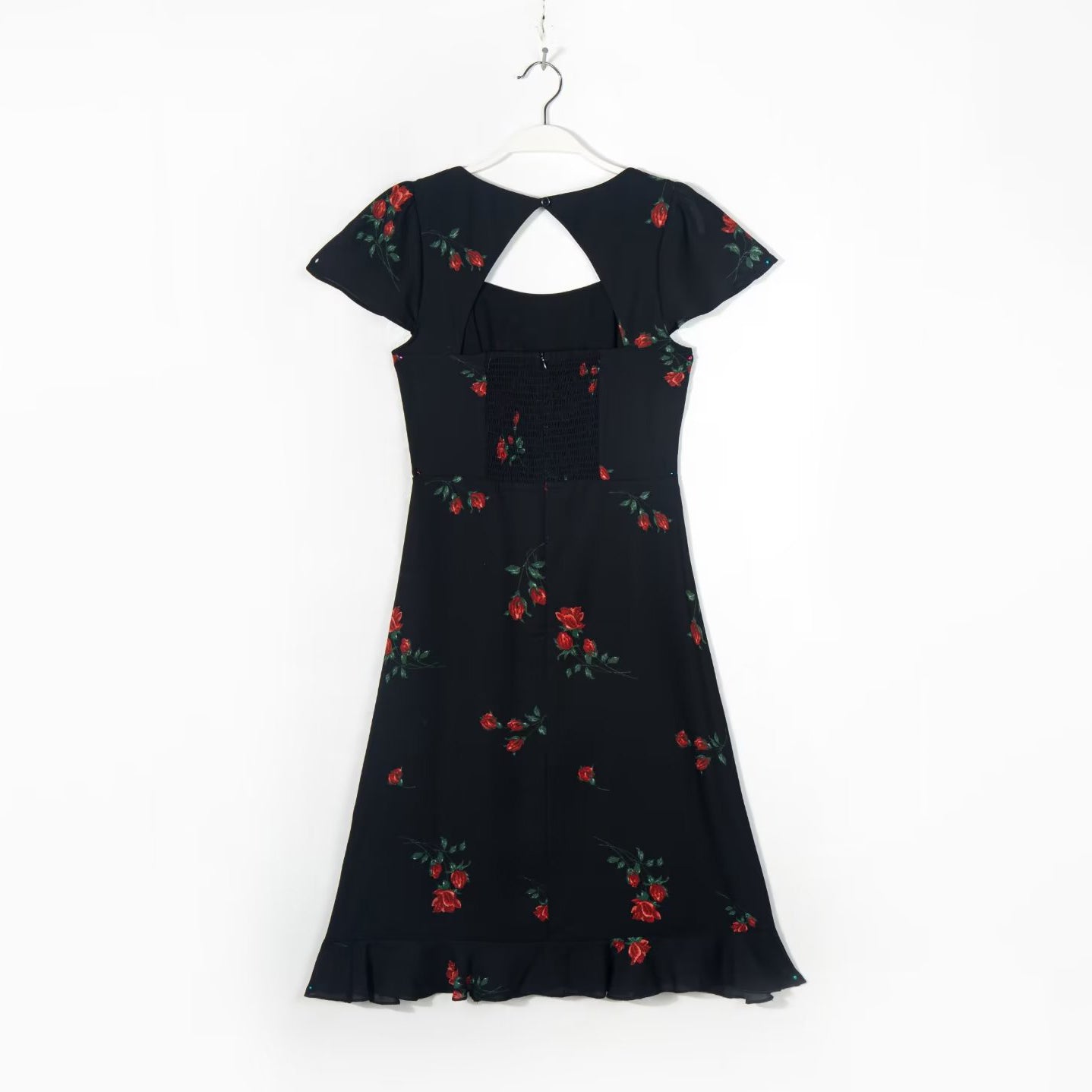 Printed Cap Sleeve Dress