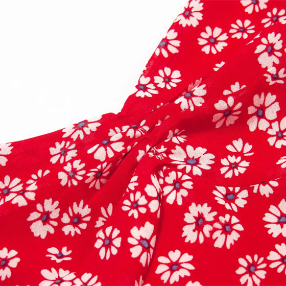 Sleeveless Allover Print Mini Dress