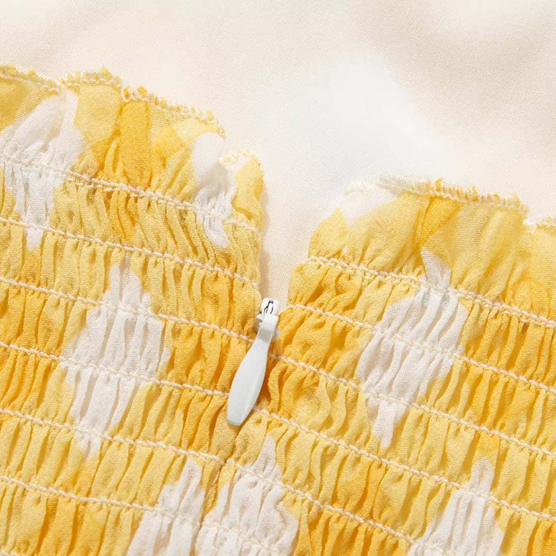 Sweetheart Neckline Midi with Front Slit