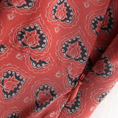 Printed Cami Dress Sling refreshing summer beach dress