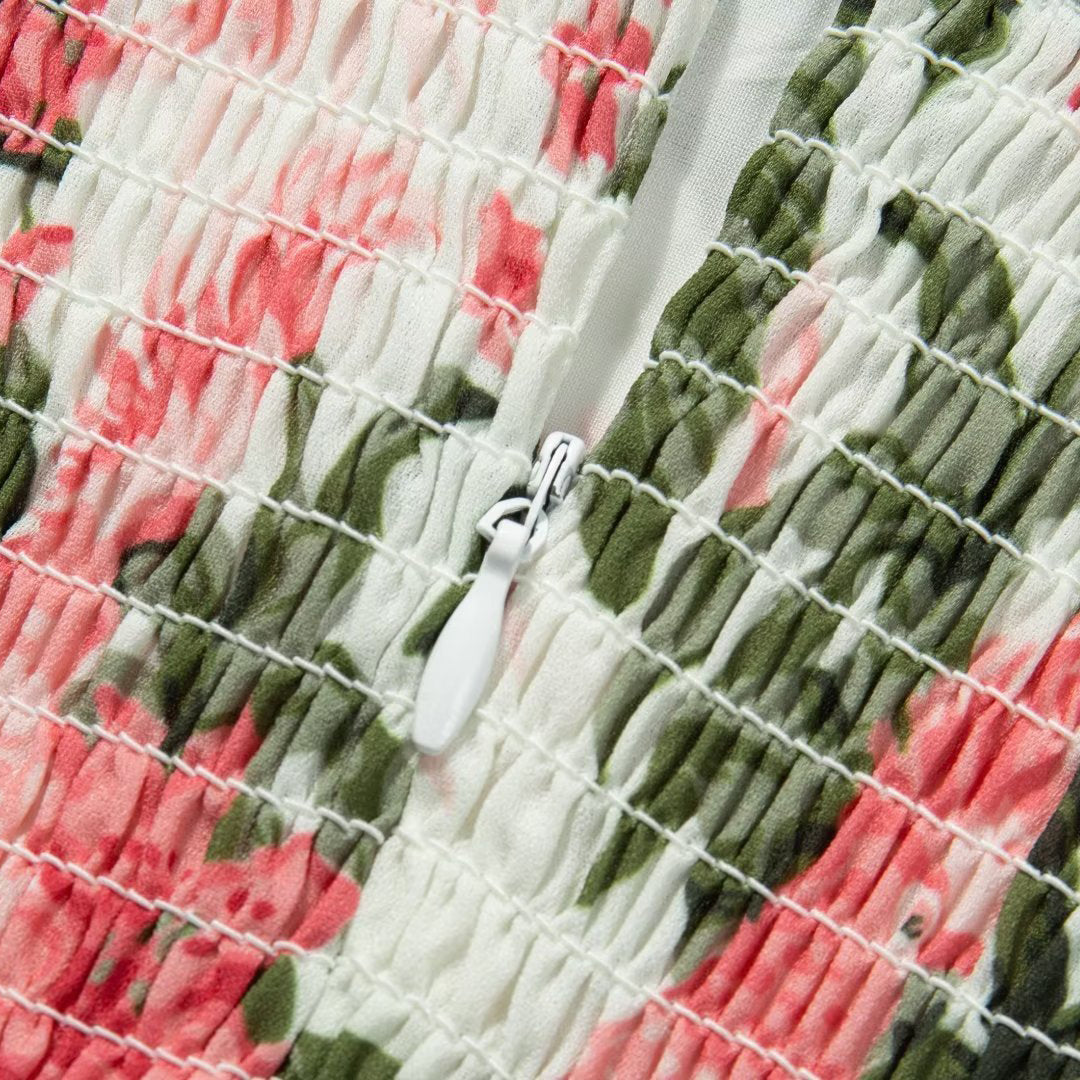 Floral Print Midi Dress