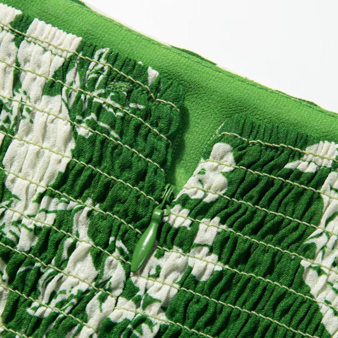 Tie Shoulder Dress with Thigh Slit