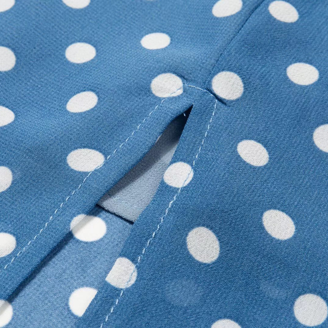 Allover Print Flared Midi Dress