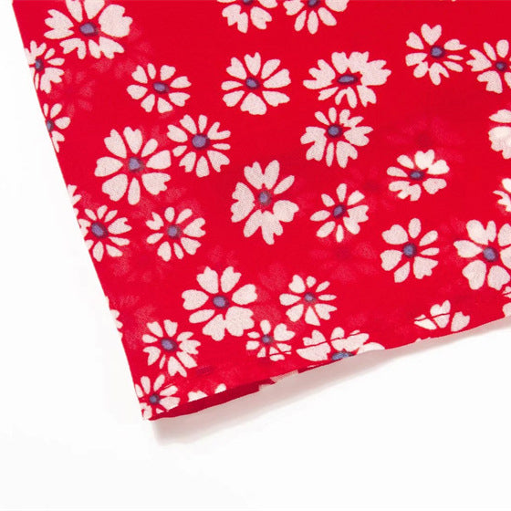 Sleeveless Allover Print Mini Dress