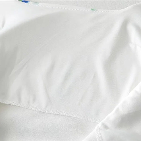 Sleeveless Printed Dress with Bust Dart