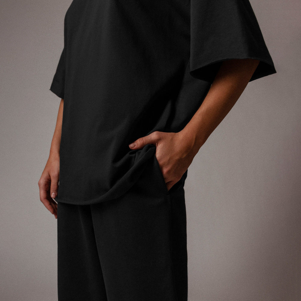 Loose Half Sleeve  Casual Set